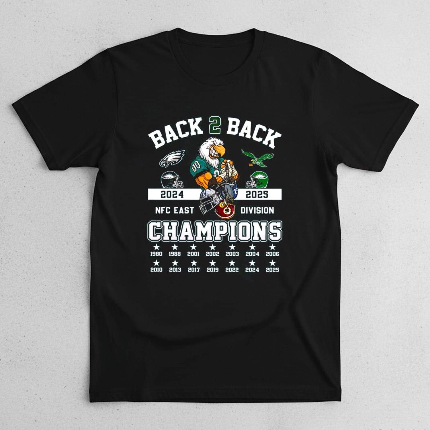 Eagles Nfc East Back 2 Back Championship 2024 2025 Shirt Eagles Nfc East Back 2 Back Championship 2024 2025 Shirt