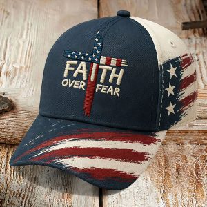 Faith Over Fear Print Hat