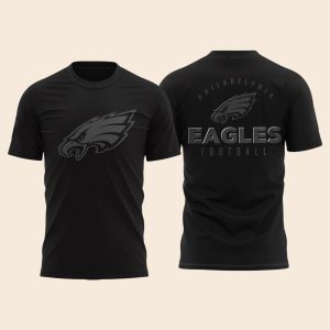 Eagles 2025 Back In Black Football Shirt