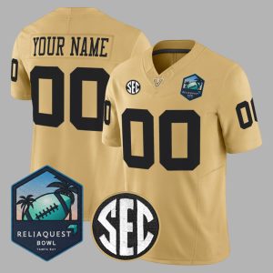Vanderbilt Commodores ReliaQuest Bowl 2025 Jersey 3