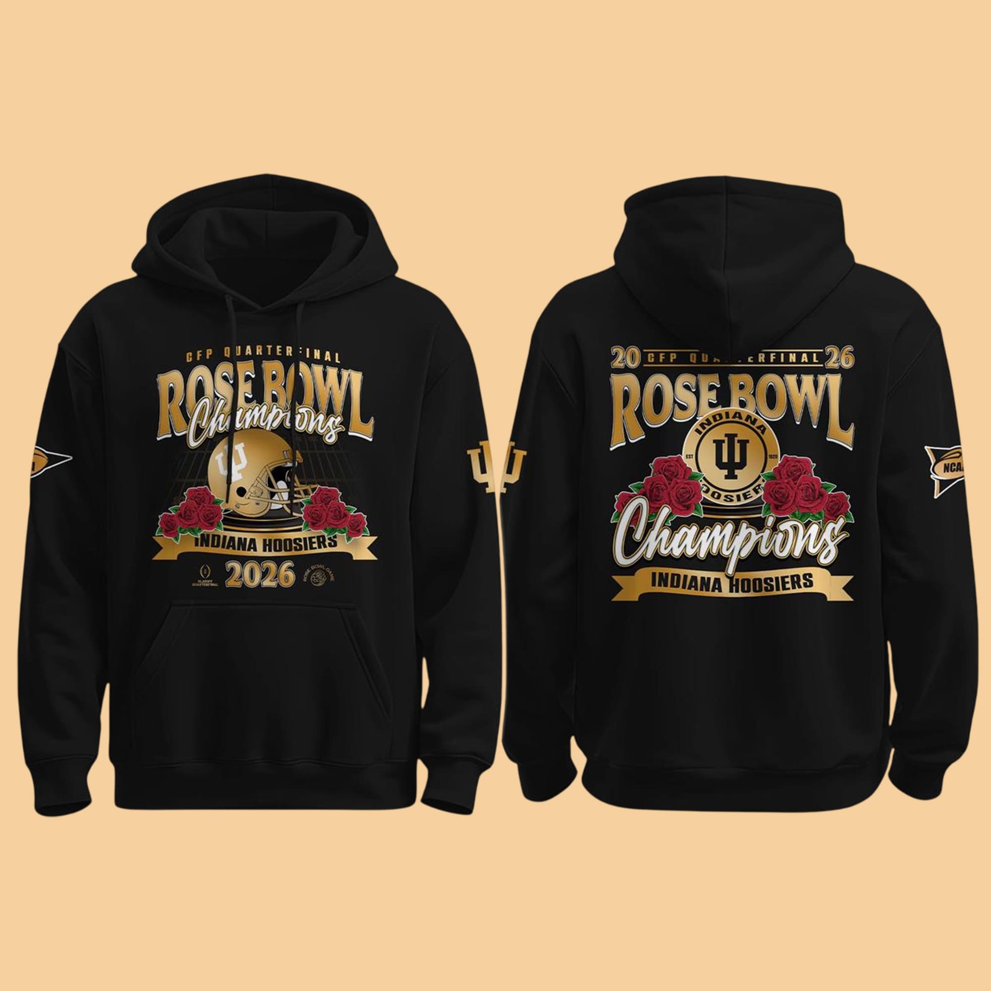 Indiana Hoosiers Rose Bowl Game Champions 2026 Shirt Indiana Hoosiers Rose Bowl Game Champions 2026 Shirt