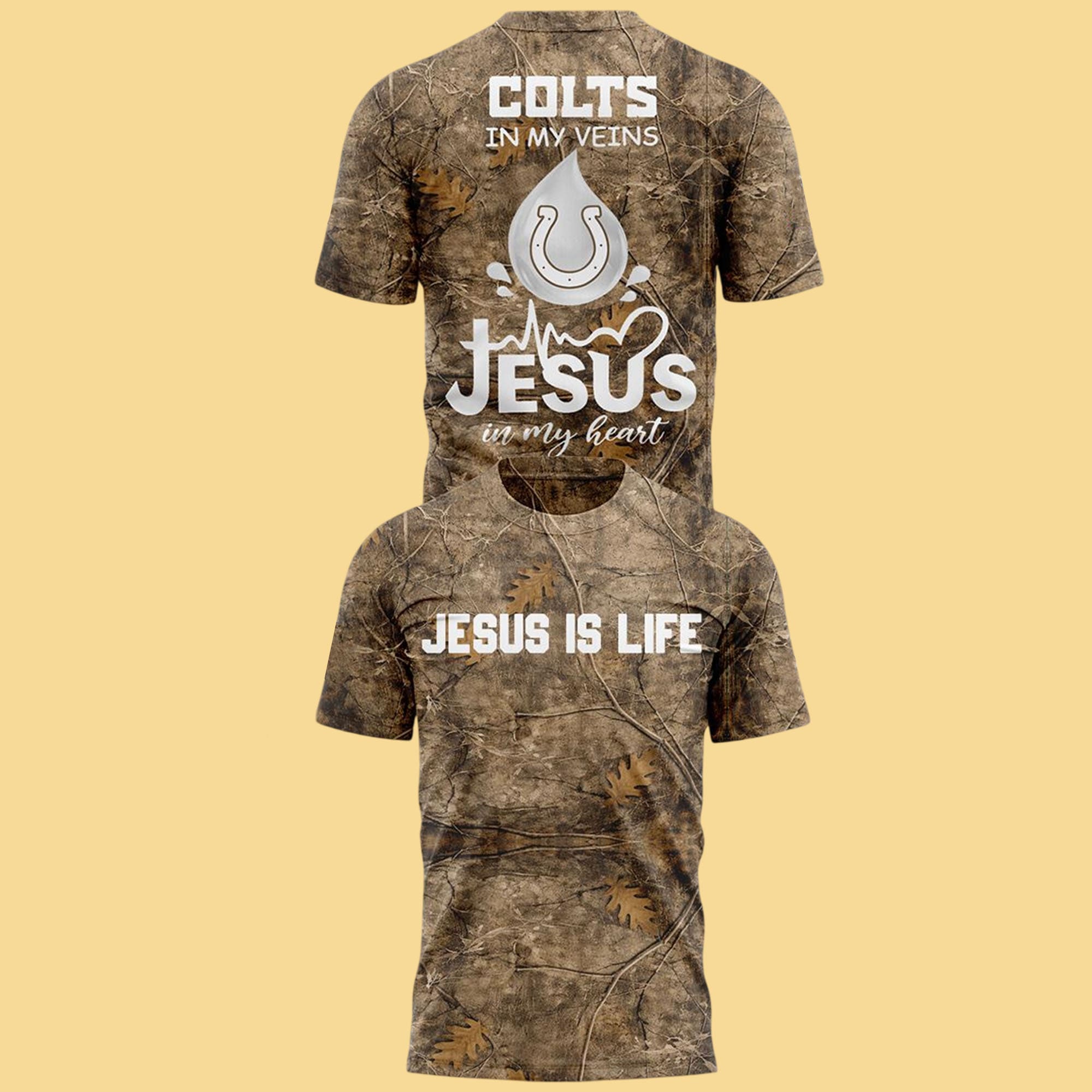 Indianapolis Colts Jesus Is Life Realtree Hoodie Indianapolis Colts Jesus Is Life Realtree Hoodie