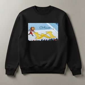 Ohio State Brutus Snow Erase The M Shirt 1