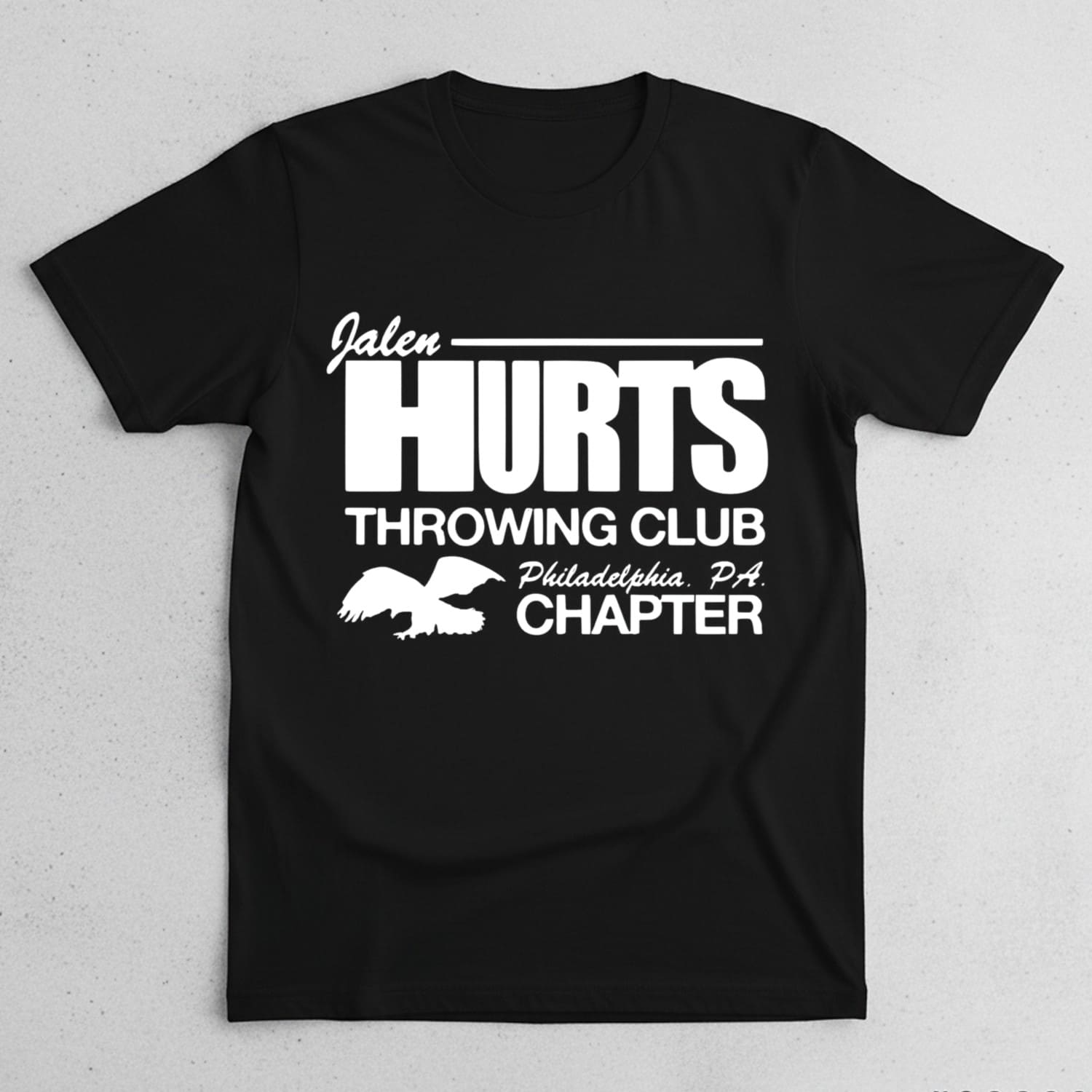Jalen Hurts Throwing Club Philadelphia PA Chapter Shirt 2 Jalen Hurts Throwing Club Philadelphia PA Chapter Shirt 2