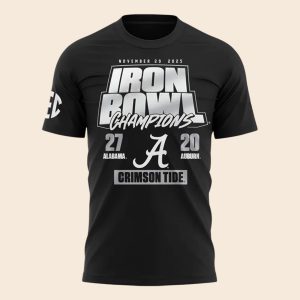 Alabama Crimson Tide Iron Bowl Champions 2025 Shirt 1