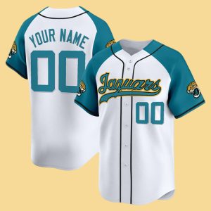 Jacksonville Jaguars 2025 Vapor Baseball Custom Jersey 4 Jacksonville Jaguars 2025 Vapor Baseball Custom Jersey 3