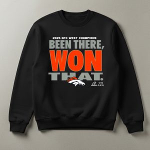 Denver Broncos Been There Won That 2025 AFC West Division Champions Shirt 1 Denver Broncos Been There Won That 2025 AFC West Division Champions Shirt 2