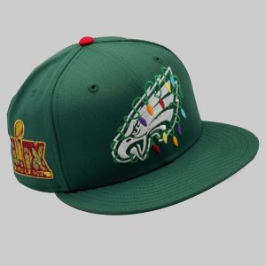 Eagles Christmas Lights Snapback Hat