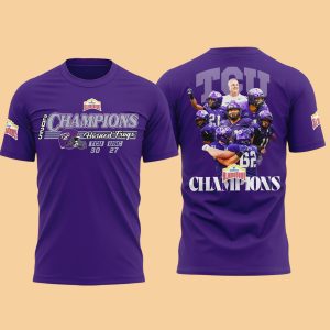 TCU Horned Frogs 2025 Valero Alamo Bowl Champions Shirt