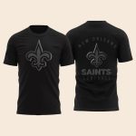 Orleans Saints 2025 Back In Black Football Shirt