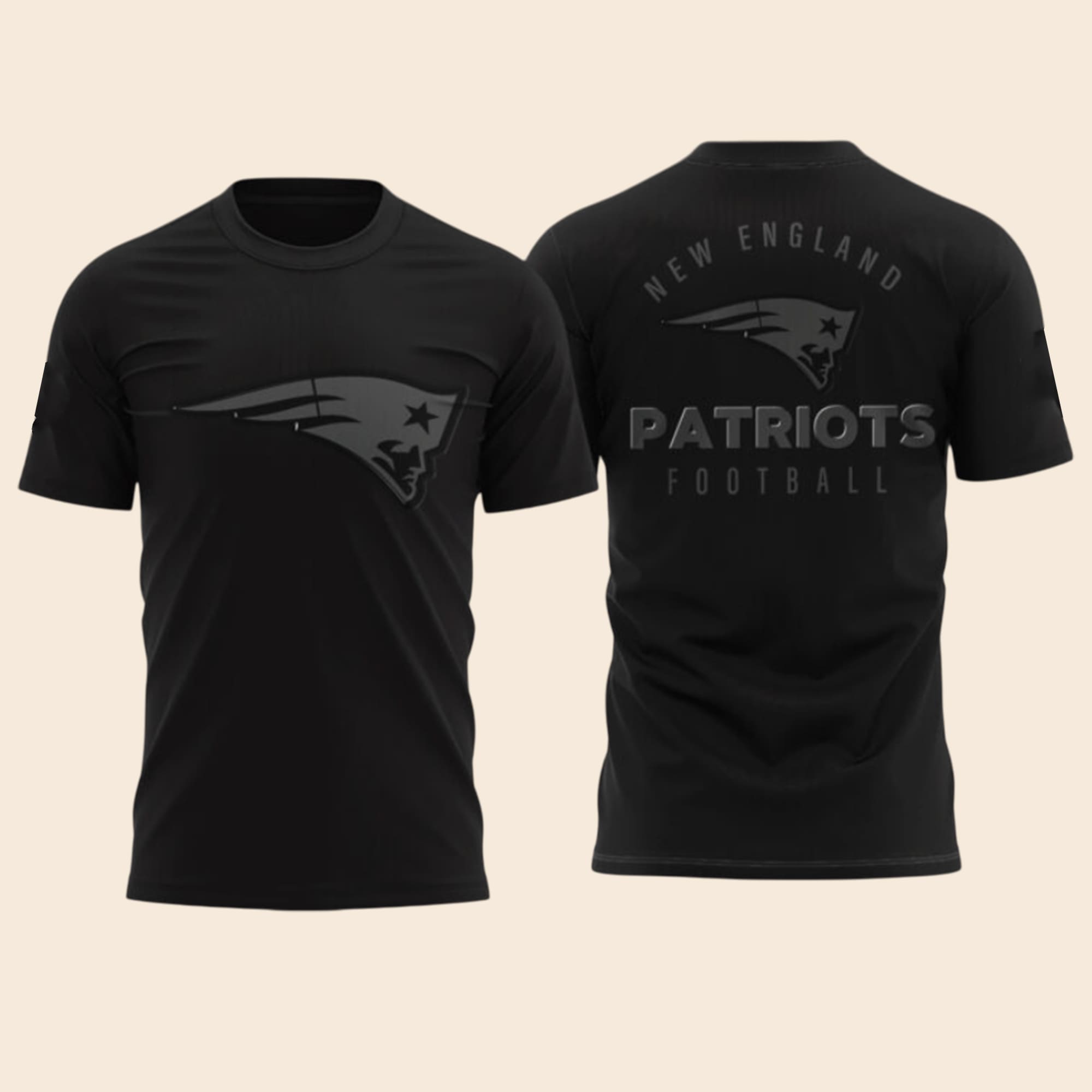 Patriots 2025 Back In Black Football Shirt Patriots 2025 Back In Black Football Shirt