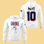 Patriots Drake Maye 10 Hoodie