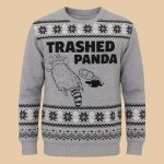 Raccoon Virginia Trashed Panda Ugly Holiday Sweater