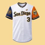 San Diego Padres City Connect Día De Los Muertos 1990 Jersey Version 2