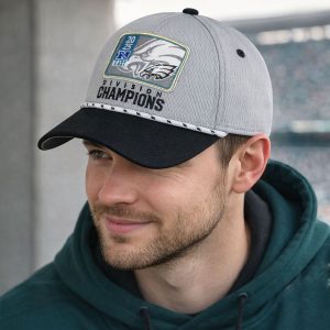 Eagles 2025 NFC East Division Champions Gray Hat 1