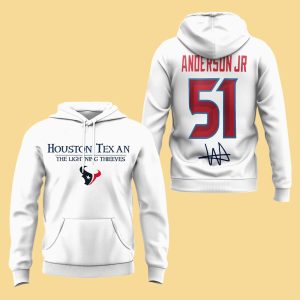 Houston Texans Will Anderson Jr 51 Lightning Thieves Hoodie 2
