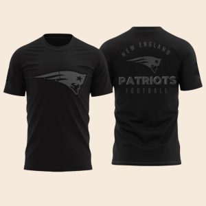 Patriots 2025 Back In Black Football Shirt