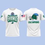 Tulane Green Wave American Conference Football Champions 2025 Shirt