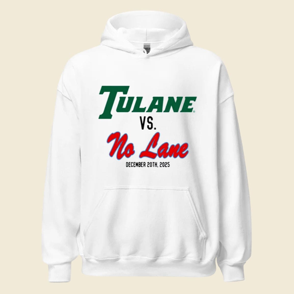 Tulane Vs No Lane T-Shirt Tulane Vs No Lane T-Shirt
