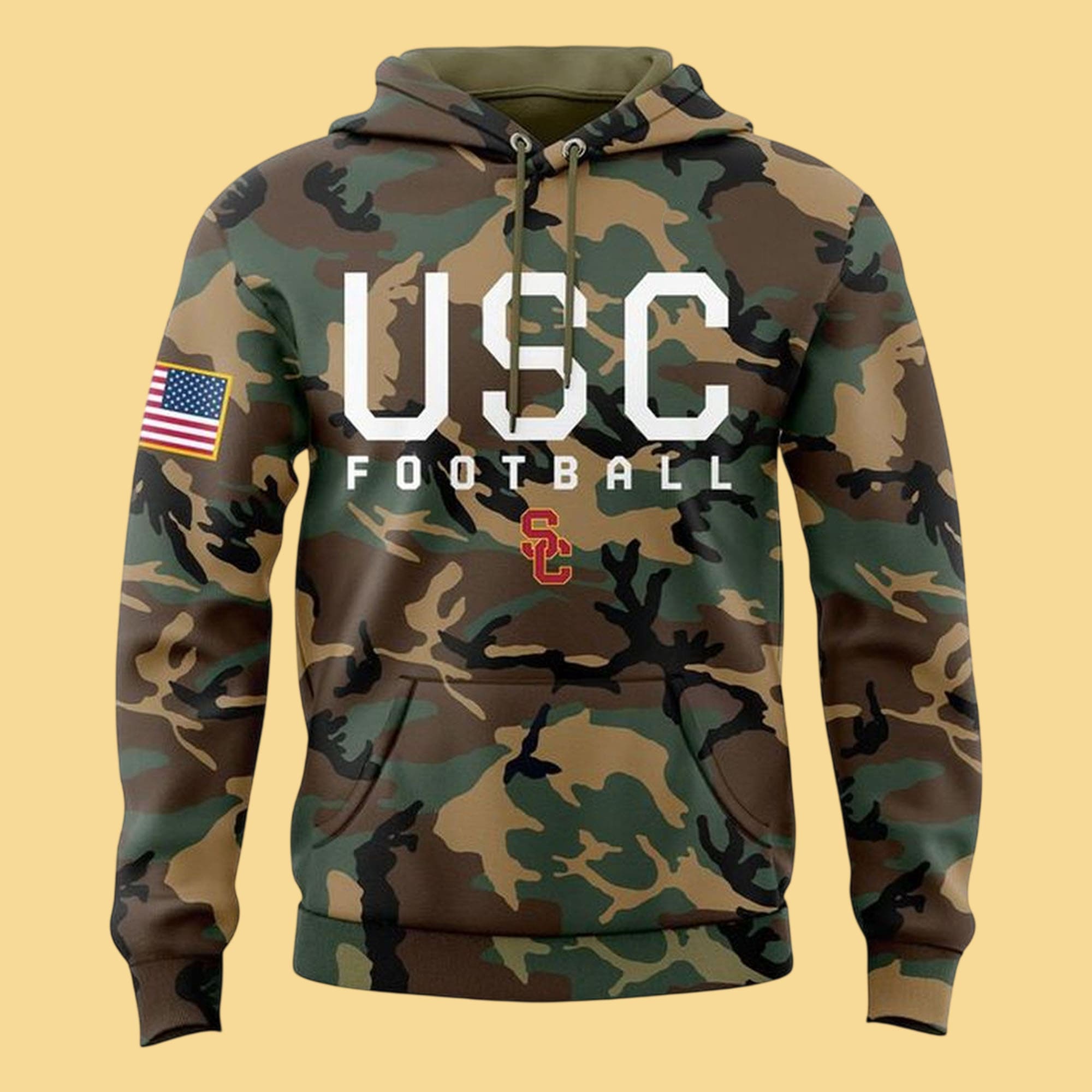 USC Trojans Football Camo Hoodie USC Trojans Football Camo Hoodie