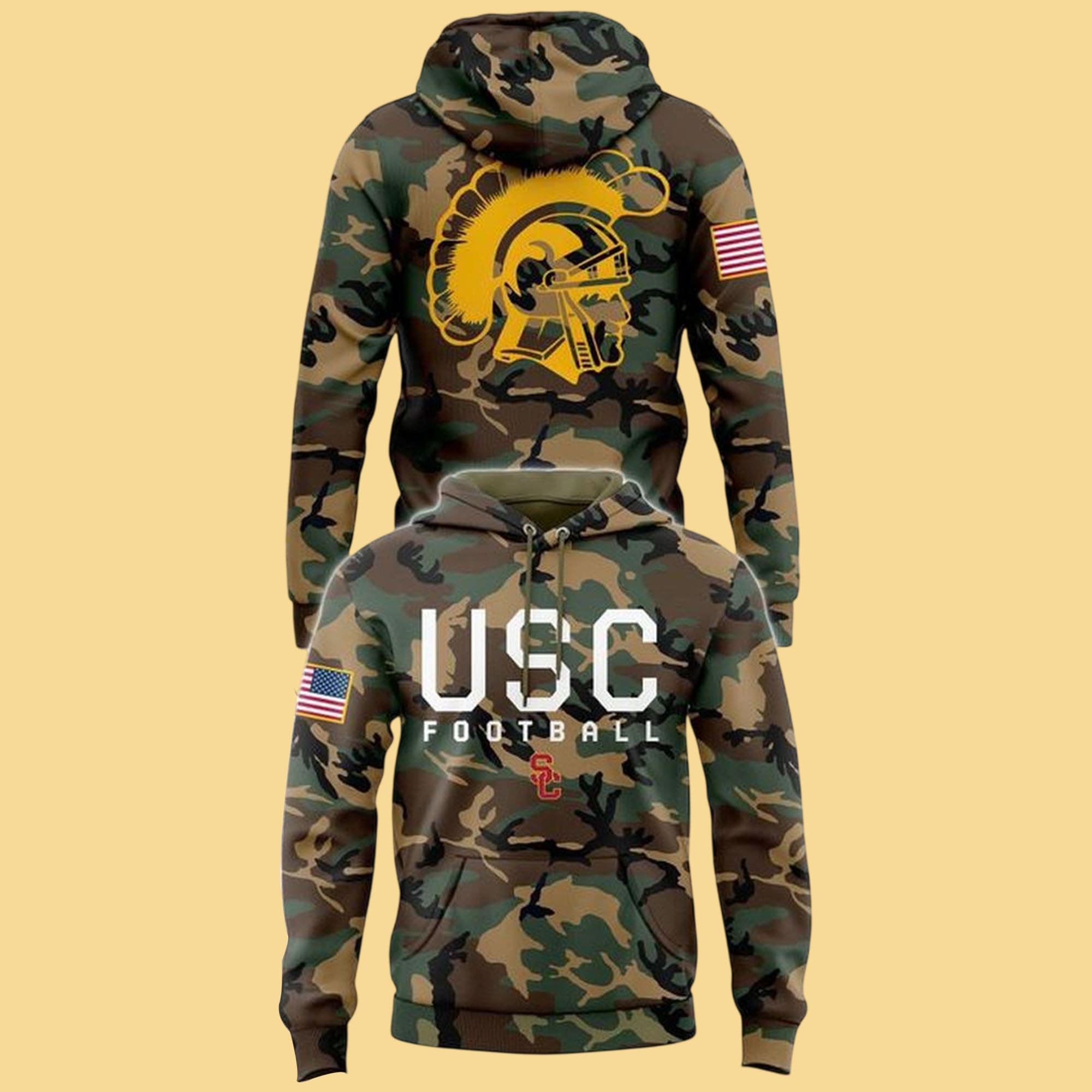 USC Trojans Football Camo Hoodie USC Trojans Football Camo Hoodie