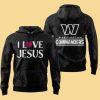 Washington Commanders I Love Jesus Hoodie
