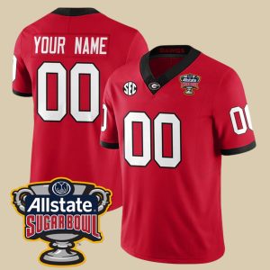 Georgia Bulldogs 2025 Sugar Bowl Custom Jersey 3 Georgia Bulldogs 2025 Sugar Bowl Custom Jersey 2