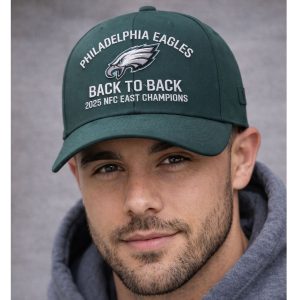 Eagles Back To Back 2025 Nfc East Champions Hat 1