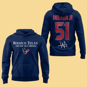 Houston Texans Will Anderson Jr 51 Lightning Thieves Hoodie 3