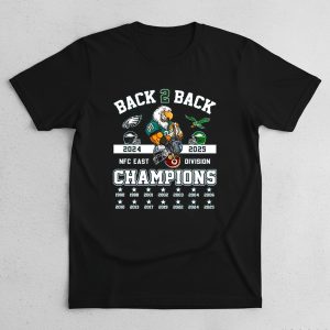 Eagles Nfc East Back 2 Back Championship 2024 2025 Shirt