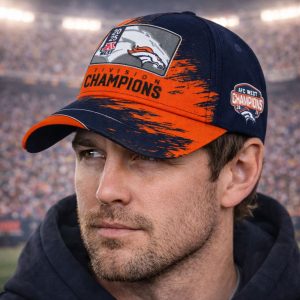 Broncos 2025 AFC West Champions Classic Cap 3 Broncos 2025 AFC West Champions Classic Cap 3