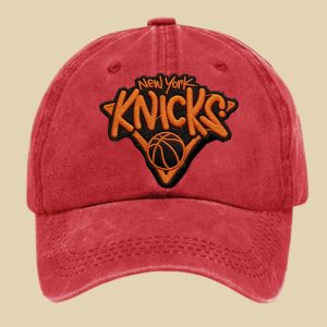 Knicks Retro Script Embroidered Hat 3