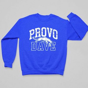 Dave Portnoy with Provo Dave BYU Shirt 1