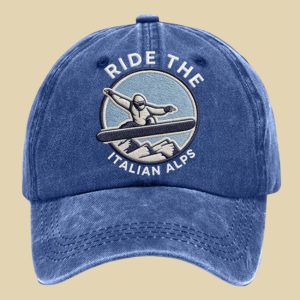 Snowboarding Ride The Italian Alps Hat
