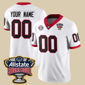 Georgia Bulldogs 2025 Sugar Bowl Custom Jersey 2 Georgia Bulldogs 2025 Sugar Bowl Custom Jersey 3