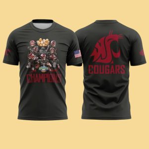 Washington State Cougars 2025 Famous Idaho Potato Bowl Champions Shirt