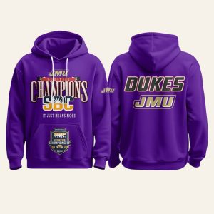 James Madison Football SBC Champions 2025 Hoodie