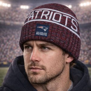 New England Patriots Drake Maye Beanie Hat 1 New England Patriots Drake Maye Beanie Hat 1