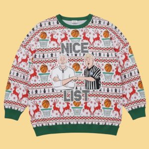 Greg Kampe Nice List Ugly Sweater