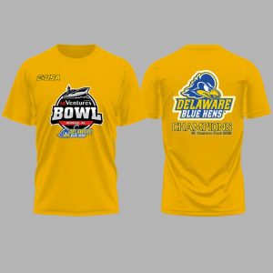 Delaware Blue Hens 68 Ventures Bowl Champions 2025 Shirt 1 Delaware Blue Hens 68 Ventures Bowl Champions 2025 Shirt 1