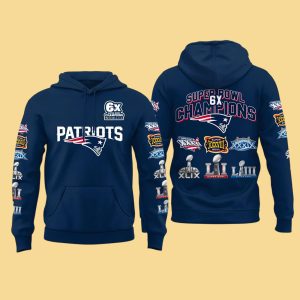 Patriots 6x Super Bowl Champions 2025 26 Shirt 2