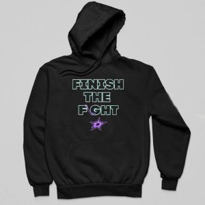 Dallas Stars Hockey Finish The Fight Shirt 3 Dallas Stars Hockey Finish The Fight Shirt 1