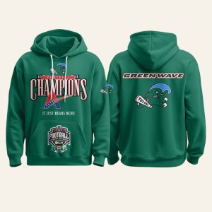 2025 Tulane Football American Conference Champions Hoodie