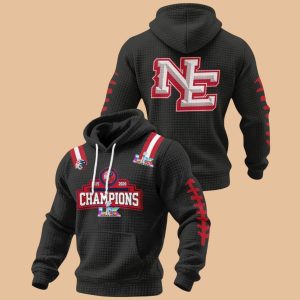 2026 New Englanmd Patriots LIX Super Bowl Champions Waffle Hoodie 2