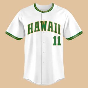 Hawaii Baseball 2026 Honor Coach Les Murakami Baseball Jersey 1