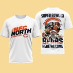 2025 Bears NFC North Champions Super Bowl LX Here We Come Shirt