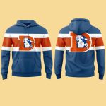 2026 Denver Broncos Vinti Cardigan Throwback Vibe Hoodie