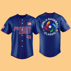 Puerto Rico 2026 World Baseball Classic Jersey 1 Puerto Rico 2026 World Baseball Classic Jersey