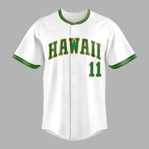 Hawaii Baseball 2026 Honor Coach Les Murakami Baseball Jersey 1 Hawaii Baseball 2026 Honor Coach Les Murakami Baseball Jersey 1