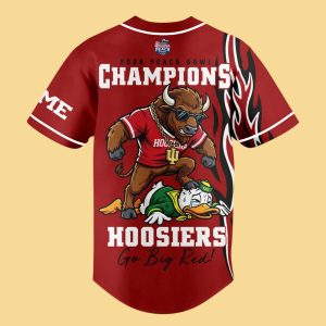 Hoosiers Go Big Red 2026 Peach Bowl Champions Jersey 2 Hoosiers Go Big Red 2026 Peach Bowl Champions Jersey 2